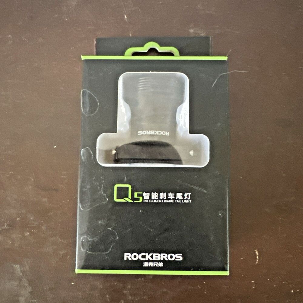 RockBros Rear Bike Light Red USB Rechargeable Waterproof Cycling Tail Light Safe